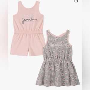 Calvin Klein Girl’s 2 Piece Set, Dress and Romper, size 4